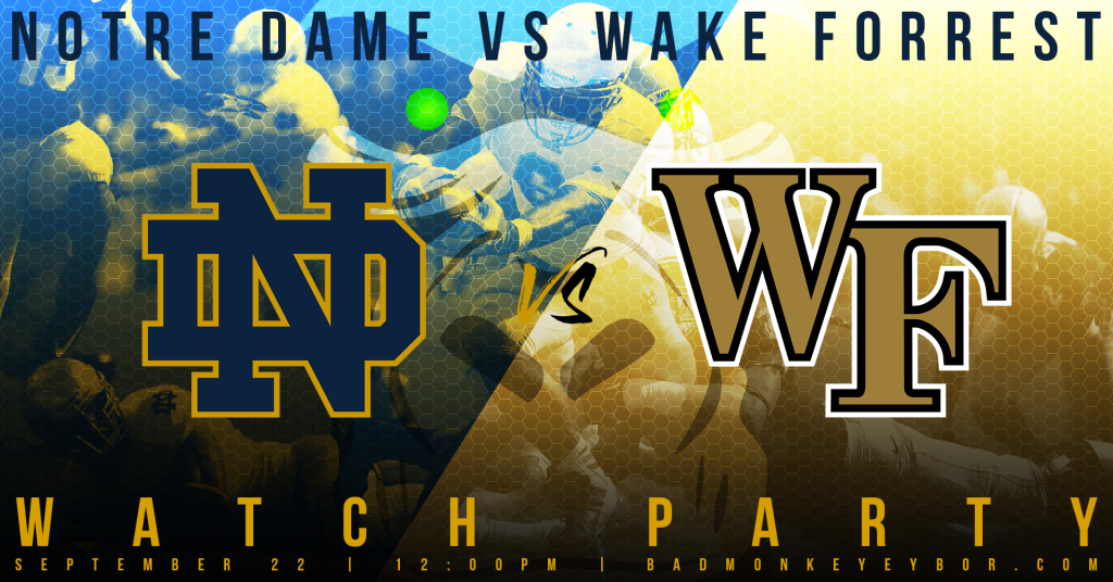 notre dame wake forrest college football ybor city tampa bay