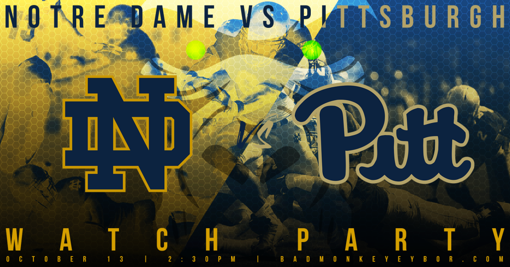 notre dame pittsburgh college football ybor city
