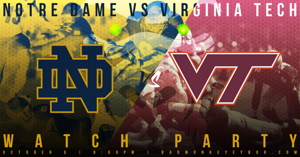 notre dame virginia tech college football ybor city tampa bay bar