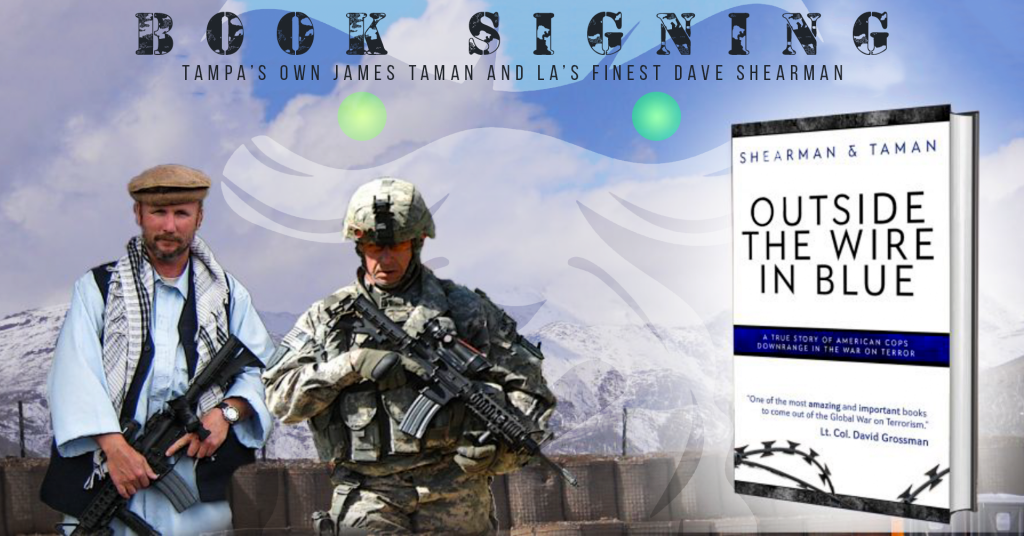 book signing police military security ybor city