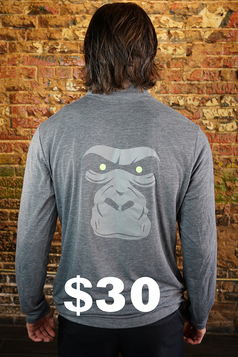 Grey Monkey Long Sleeve T-Shirt