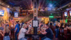 Sitting at the bar at Bad Monkey in Ybor