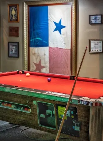 Pool table at Bad Monkey Ybor